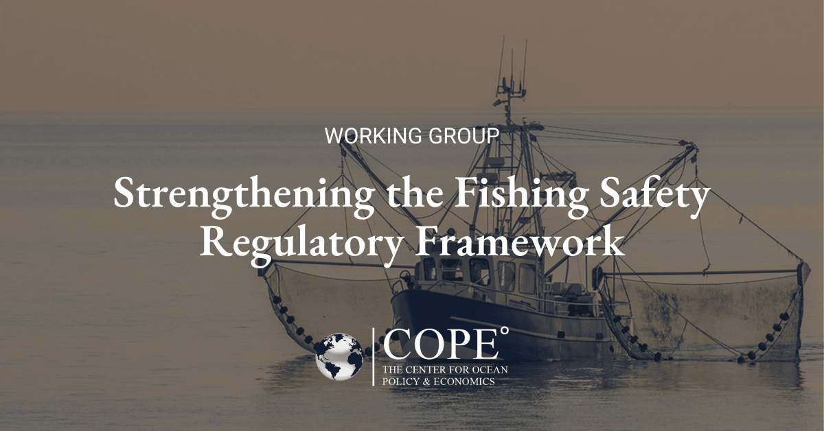 Strengthening the Fishing Safety Regulatory Framework - COPE°